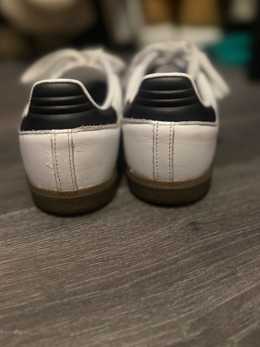adidas White & black Samba Retro Sneakers - Picture 3 of 5
